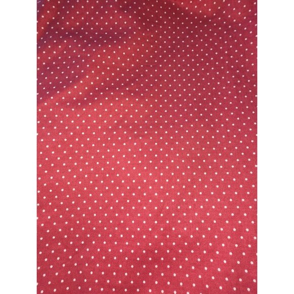 Talbots Womens Chatham Ankle Pants Size 10 Polka Dot Cotton Blend Pink - Picture 3 of 6